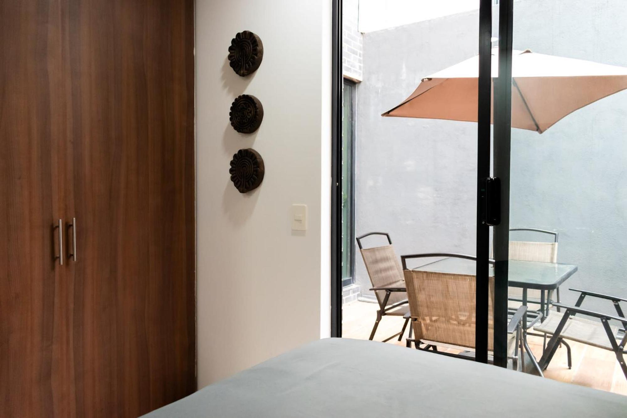 Terraza Departamento Cerca De Santa Fe Kingsize Apartment Mexico City Luaran gambar